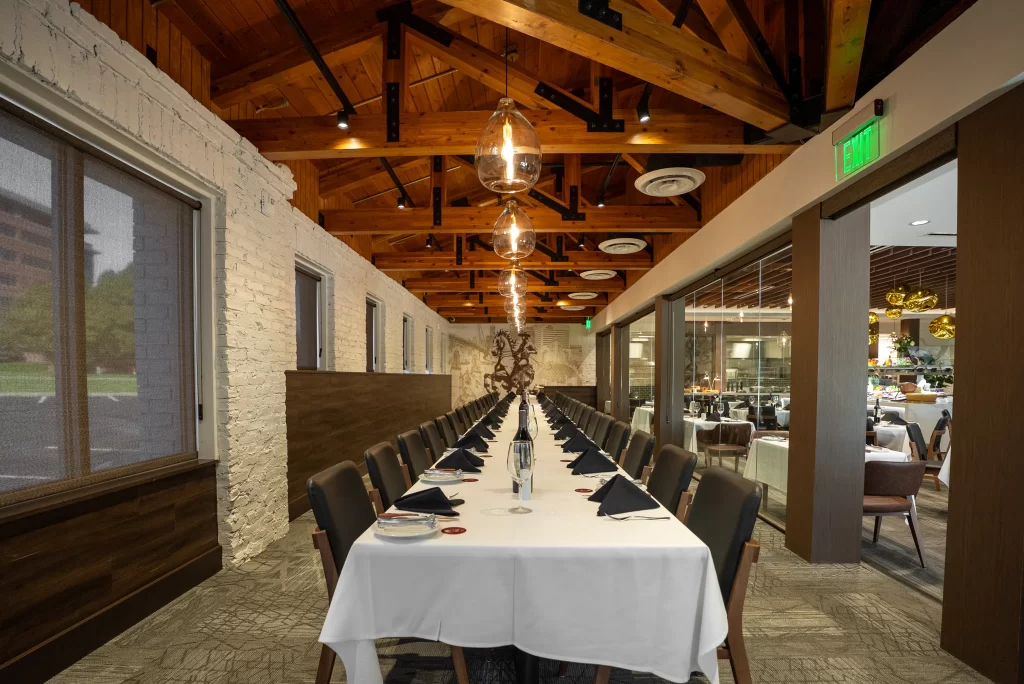 inside restaurant