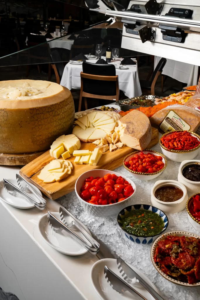 Interior bar area of Terra Gaucha with a modern design and seating.