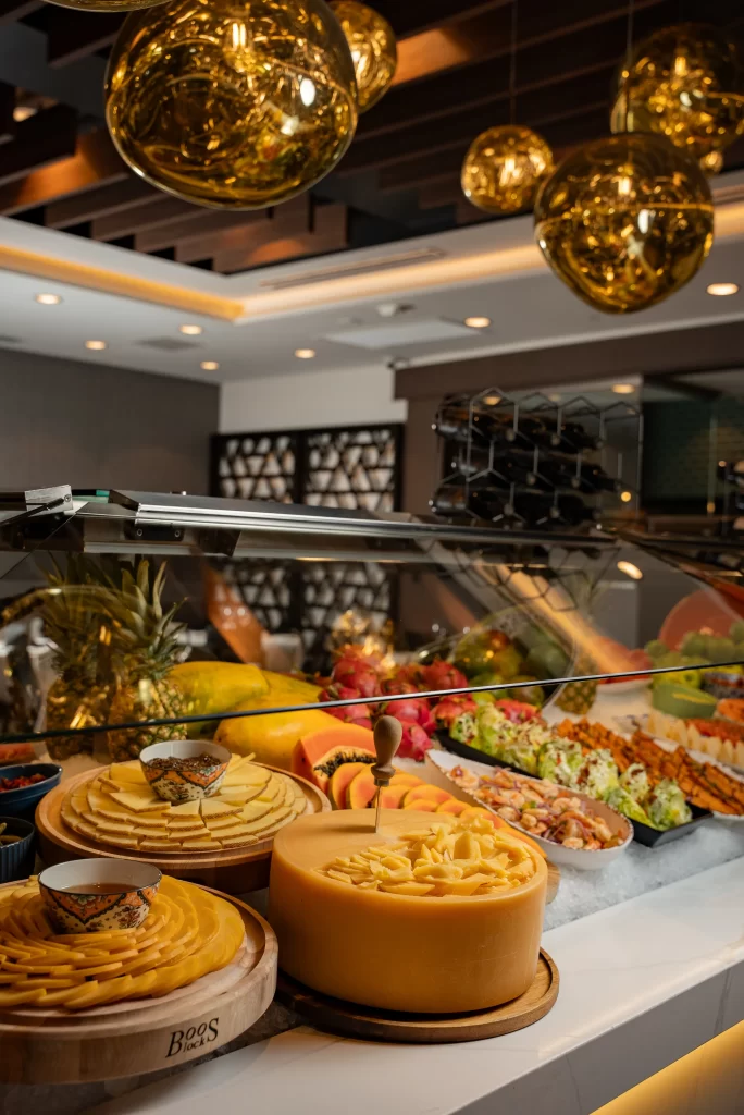 Interior bar area of Terra Gaucha with a modern design and seating.